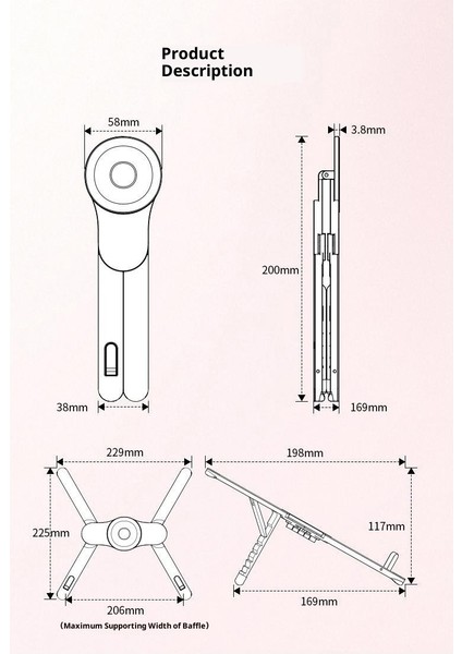 Alüminyum Alaşımlı Katlanabilir Taşınabilir Dizüstü Bilgisayar Standı Tembel Insanlar Tablet Telefon Standını Yakalar (Yurt Dışından) fiyatları