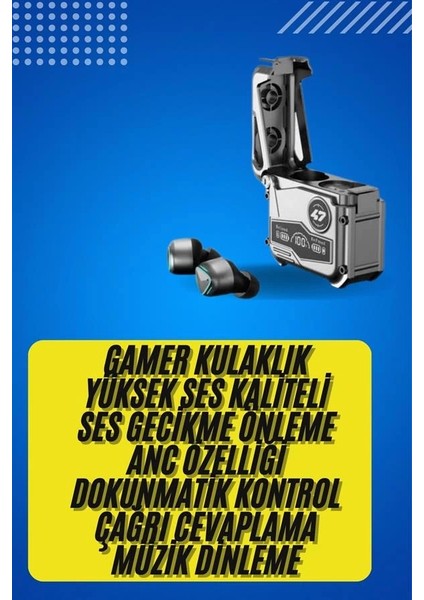 Buğz Bluetooth Kulaklık Dokunmatik Kontrol Tws Kablosuz Kulaklık Hi-Fi Stereo