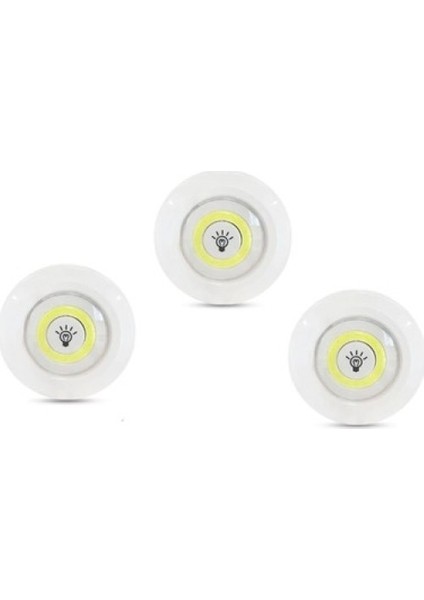 Kablosuz Uzaktan Kumandalı 3lü LED Lamba Seti indirimleri