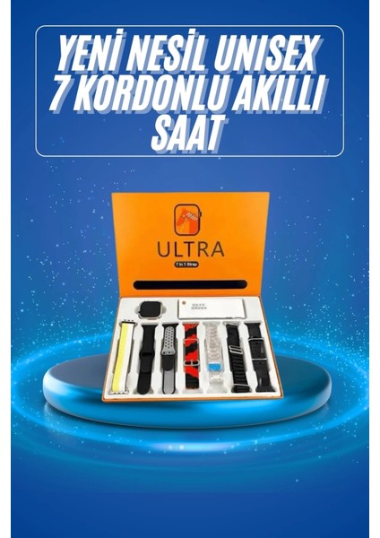 Buğz Akıllı Saat Çağrı Cevaplayabilen Unısex 7 Kordonlu Müzik Dinleme