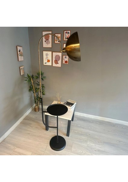 Eskitme-Siyah Lambader Hareketli Başlık Sehpalı Modern Dekoratif Metal Oturma Odası Çalışma Odası fırsatları