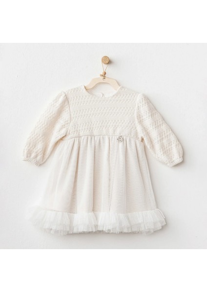 Wawa Exclusive Elbise Ekru