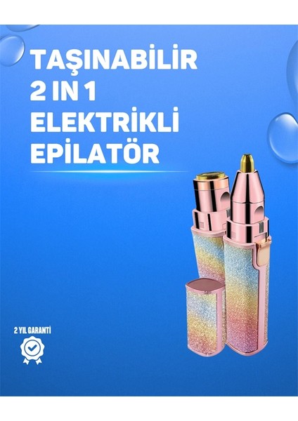 Buğz Kaş ve Yüz Epilation Aleti – Kolay Kullanımlı, Portatif Shaver USB Şarjlı