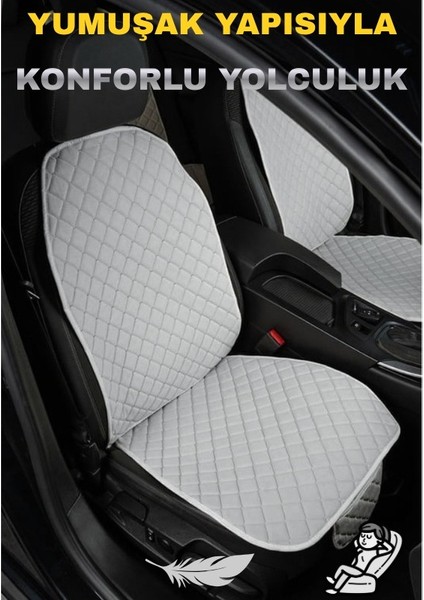 Lacasa Automotive Ergonomik,ortopedik,terletmez, Cepli, Kaymaz, Alkantara Oto Kılıf-Minder (7parça Set)