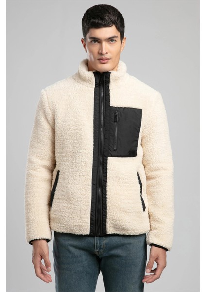 Regular Fit Dik Yaka Peluş Mont Erkek Mont 261 Lcm 232010 1301