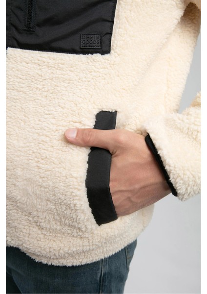 Regular Fit Dik Yaka Peluş Mont Erkek Mont 261 Lcm 232010 1301 fırsatları