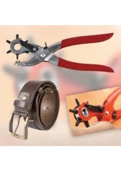 Buğz Kemer Delme ve Perçin Pensesi Ikli Set Deri Plastik Delici modelleri