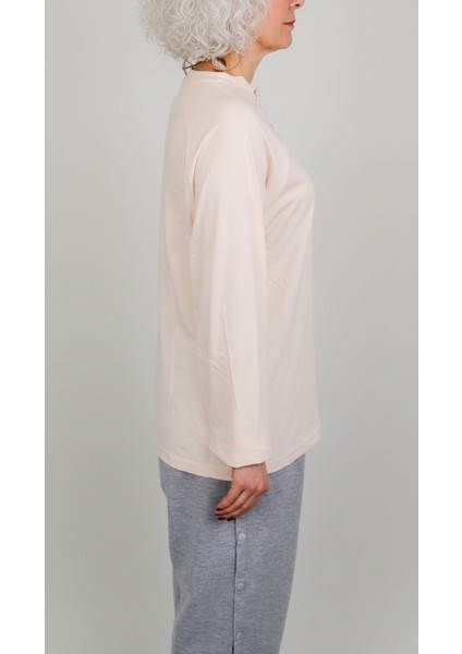 Cure Adaptif Kemoterapi Hasta Bakım Kıyafeti Pembe