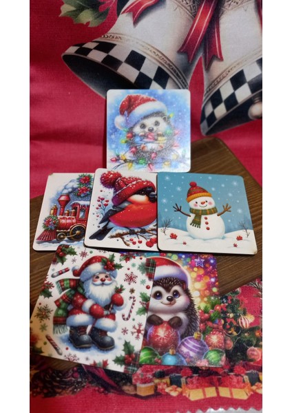 Bardak Altı Yeniyıl 6 Lı Kutulu