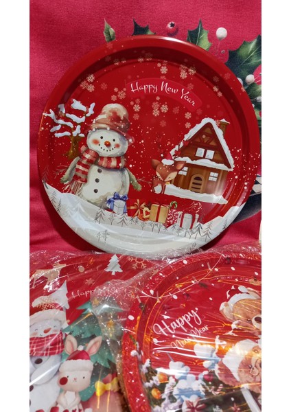 Tepsi Yeniyıl Yuvarlak Metal 28 cm fırsatları