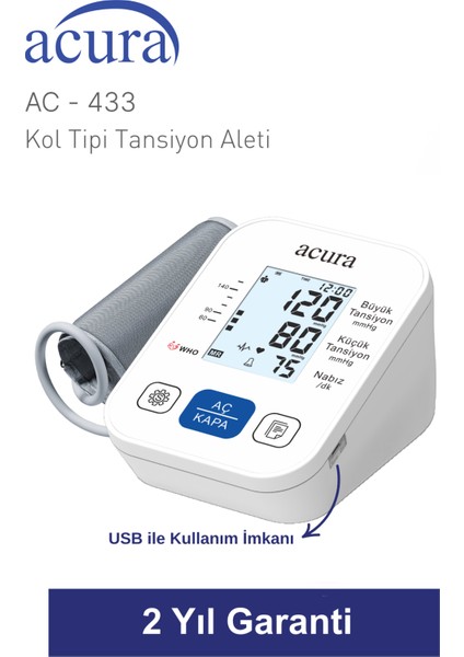 Ac 433 Koldan Ölçer Tansiyon Aleti fırsatları