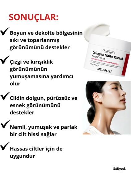 Medi-Peel Naite Thread Neck Cream 100 ml Peptit ve Kollajen Içeren Boyun Lifting Kremi M0076 indirimleri