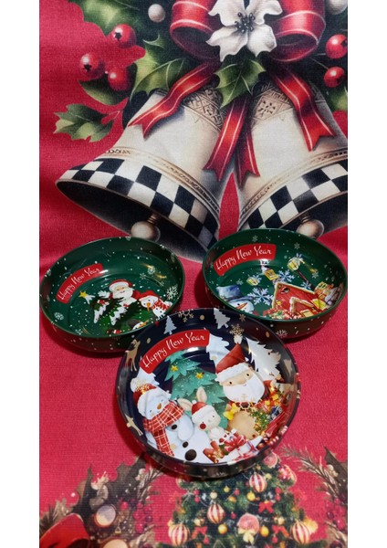 Çerezlik Yeniyıl 12 cm 3 Lü Set