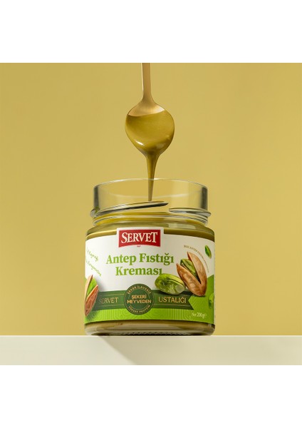 Şekeri Meyveden Antep Fıstığı Kreması 200GR