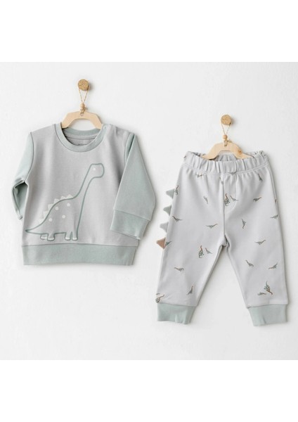 Mummy S Snuggle Saurus 2'li Bebek Takım Green