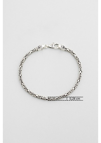 Imperium Oksitli Gümüş Erkek Kral Zincir Bileklik modelleri