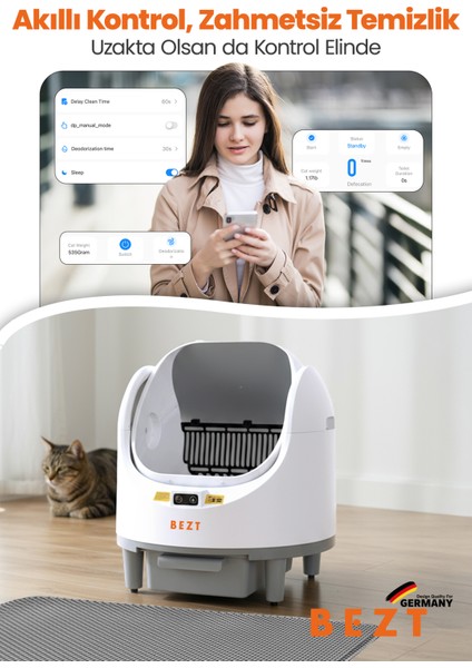 Pure Cat Otomatik Akıllı Kedi Tuvaleti fırsatları
