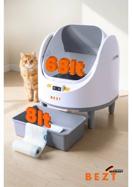 Pure Cat Otomatik Akıllı Kedi Tuvaleti