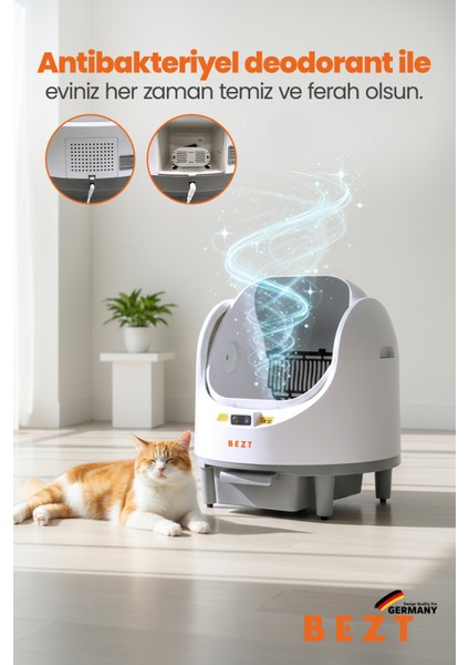 Pure Cat Otomatik Akıllı Kedi Tuvaleti