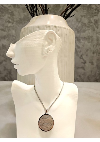 Erkekler ve Kadınlar Için Paslanmaz Çelik Kur'an Kolye