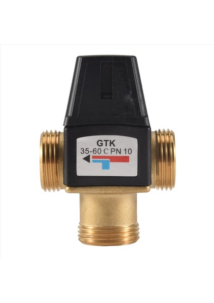 1 Adet 3 Yollu DN25 Pirinç Termostatik Karışım Vanası Güneş Enerjili Su Isıtıcısı (Yurt Dışından)