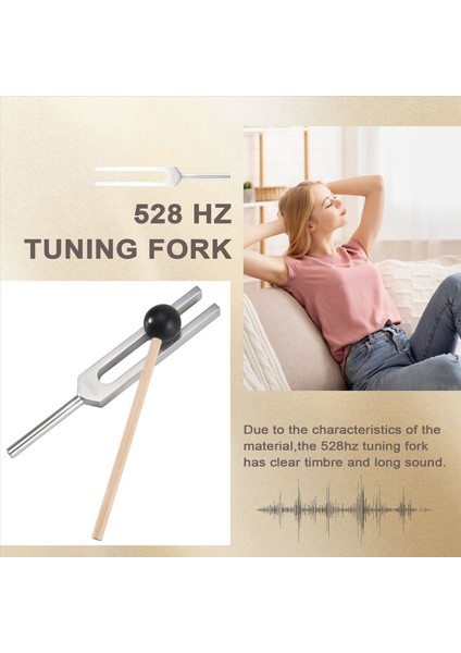 Müzikal ve Meditasyon Için 528 Hz Gümüş Solfeggio Diyapozon (Yurt Dışından) indirimleri