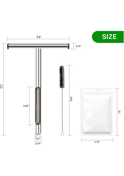 Toprak Örneği Sondası, 12,2 Inç Toprak Örnekleyici, Sondalar, 5 Torba ve 1 Fırça (Yurt Dışından) fırsatları