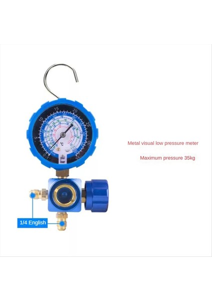 Görsel Aynalı R410A R22 Için Klima Ölçer 500PSI Mavi (Yurt Dışından) fırsatları