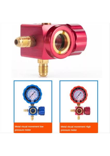 Görsel Aynalı R410A R22 Için Klima Ölçer 500PSI Mavi (Yurt Dışından) indirimleri