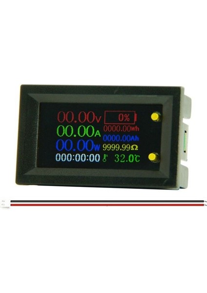 20A Voltmetre Ampermetre 9'u 1 Arada Çok Işlevli IPS LCD Voltaj Test Ölçer (Yurt Dışından) fırsatları