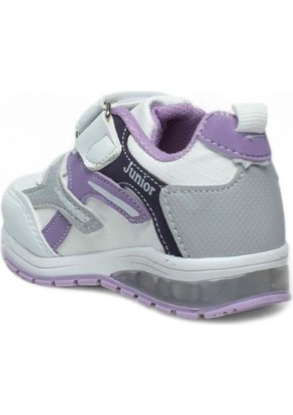 Çocuk Mevsimlik Işıklı Ortopedik Spor Ayakkabı - Beyaz - 24 modelleri