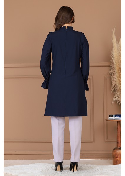 Asel Şık Tesettür Tunik Pantolon Ikili Takım