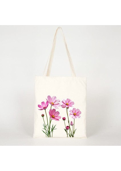 Çiçek Baskılı Çanta