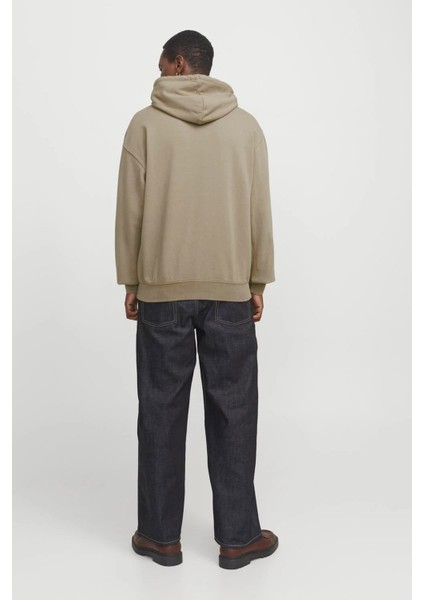 Essentials Jjecharge Pamuklu Oversize Fit Kapüşonlu Sweat Erkek Sweat 12268272 fırsatları