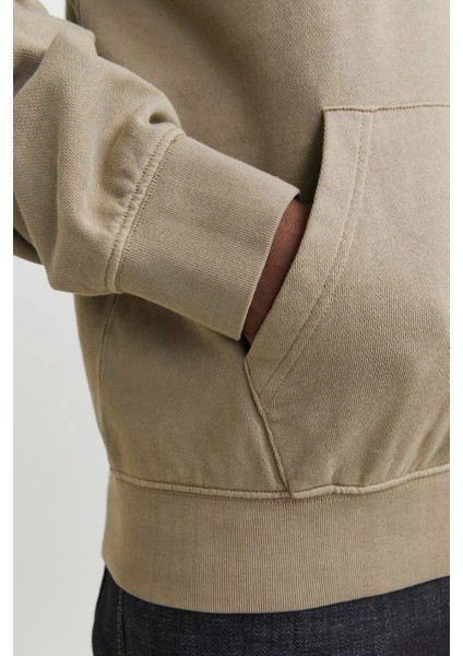 Essentials Jjecharge Pamuklu Oversize Fit Kapüşonlu Sweat Erkek Sweat 12268272