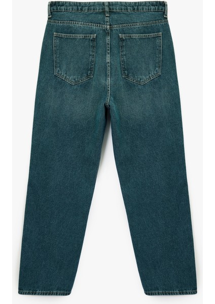 Oversize Cepli Pamuklu Normal Bel Bol Baggy Jean Pantolon fiyatları