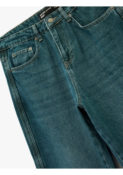 Oversize Cepli Pamuklu Normal Bel Bol Baggy Jean Pantolon modelleri
