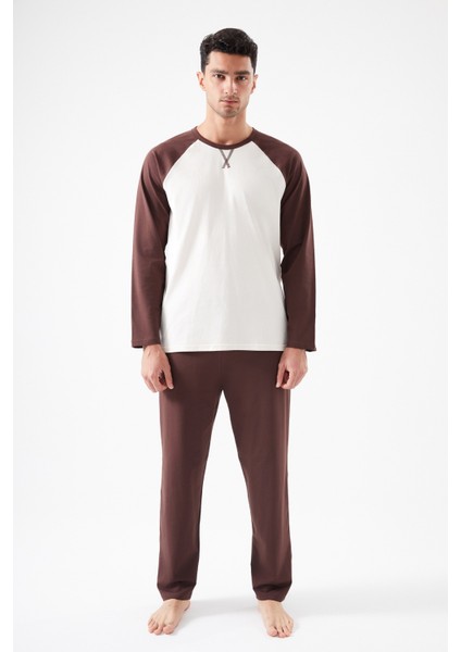 Erkek Pamuklu Uzun Kollu Cepli Pijama Takımı fiyatları