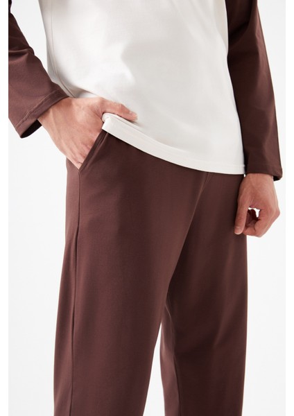 Erkek Pamuklu Uzun Kollu Cepli Pijama Takımı indirimleri