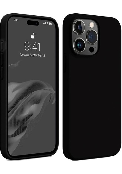 iPhone 15 Pro Max Kılıf Esnek Yapılı First Silikon Kapak