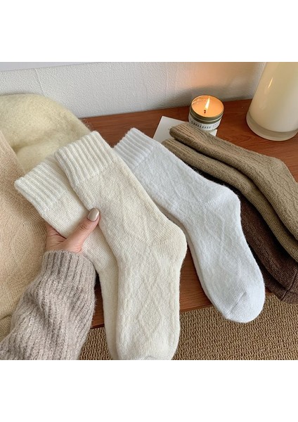 Peluş Kalınlaştırılmış Kadın Çorabı (Yurt Dışından) modelleri