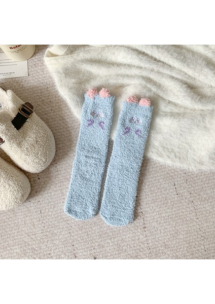 Kadın Karikatür Peluş Çorap (Yurt Dışından)