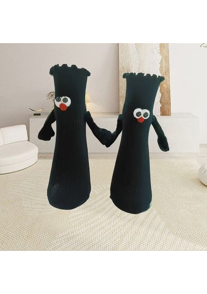 Manyetik Büyük Göz Tutkallı Çorap Noel Çorabı (Yurt Dışından)