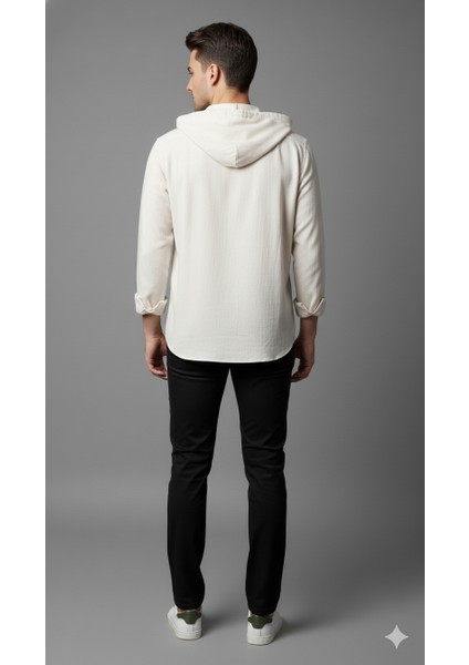 Erkek Kapşonlu Gömlek