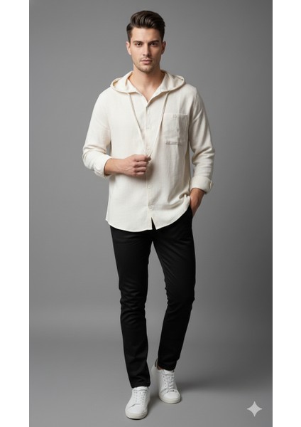 Erkek Kapşonlu Gömlek modelleri