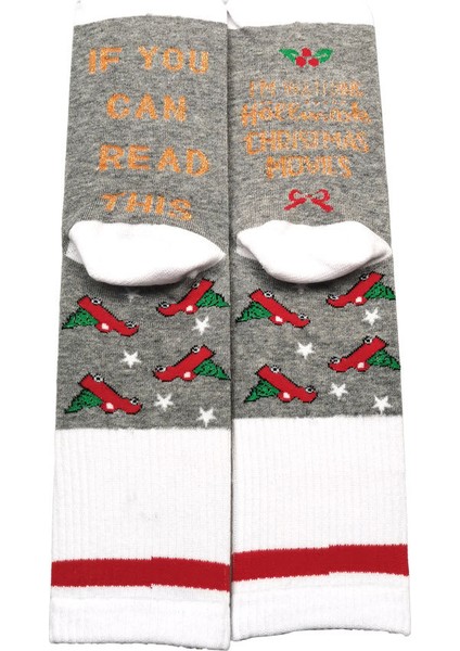 Altın Iplikli Jakarlı Harfli Noel Çorabı (Yurt Dışından) fiyatları