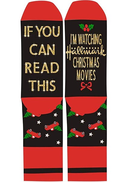 Altın Iplikli Jakarlı Harfli Noel Çorabı (Yurt Dışından) fırsatları