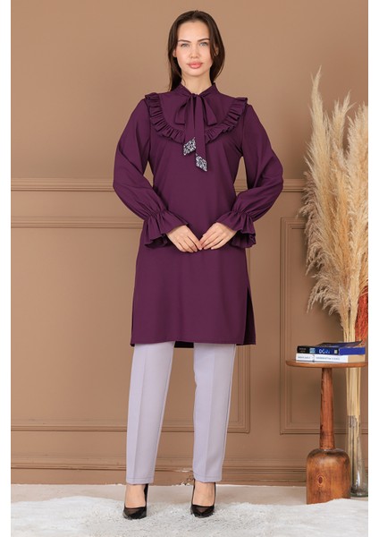 Asel Şık Tesettür Tunik Pantolon Ikili Takım indirimleri