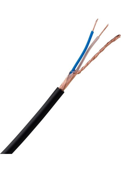 2549-00 Microphone Cable, Neglex | Black 100MT fırsatları