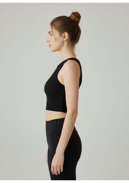 Pamuklu Halter Yaka Fitilli Crop 3'lü Paket Siyah Beyaz Gri fiyatları